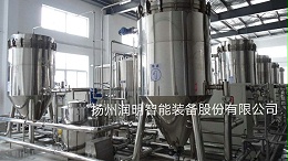 洋酒10T/H白酒冷冻过滤机现场使用图